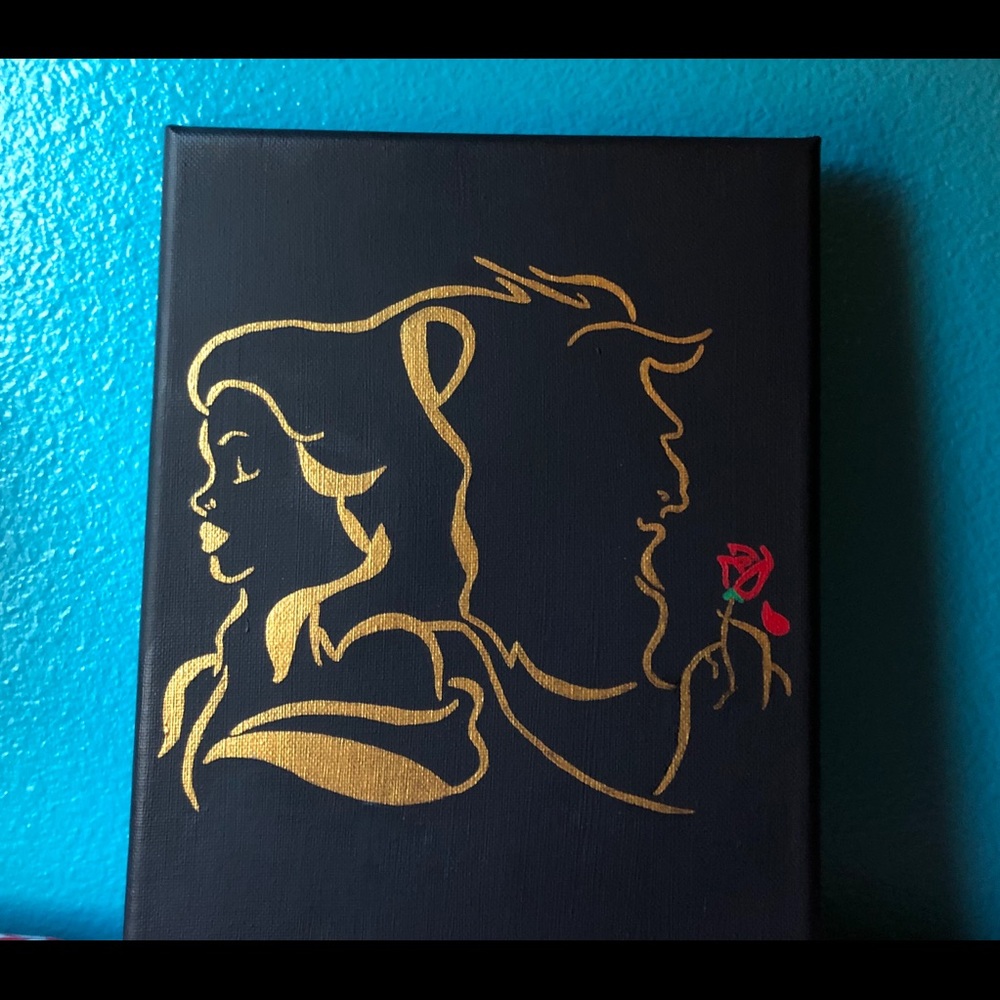 beauty and the beast painting